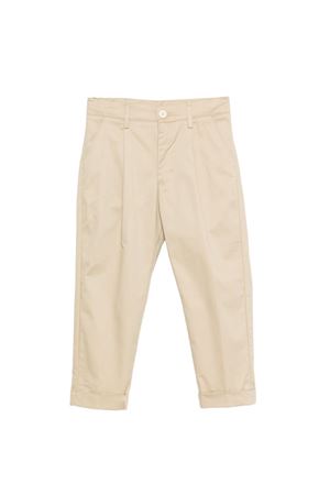 pleated-front trousers PAOLO PECORA KIDS | PP4312BEIGF